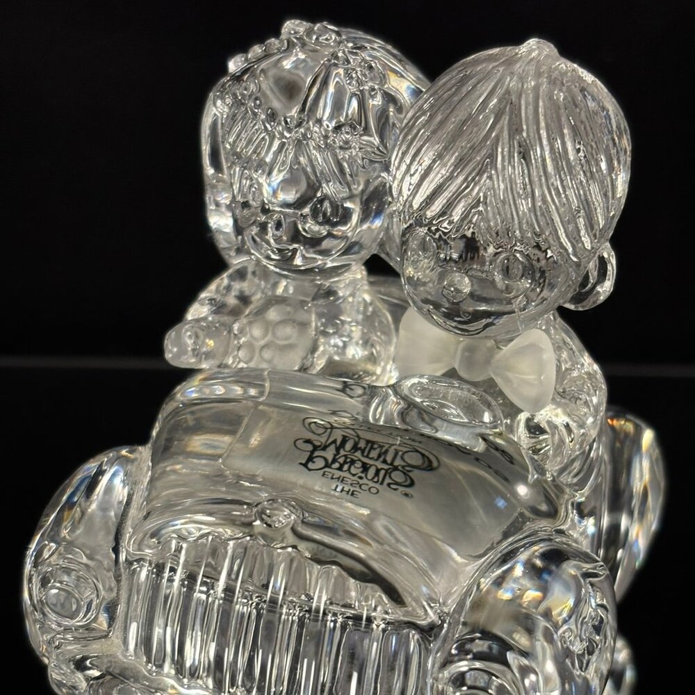 ENESCO 636460 Precious Moments Crystal Just Married Figurine